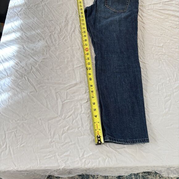 UNIQLO Size 24 Blue Jeans Good Condition Slim Fit Ankle Length - Picture 4 of 6